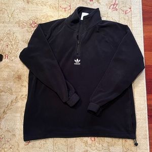 Adidas Oversized Fleece Quarter-Zip